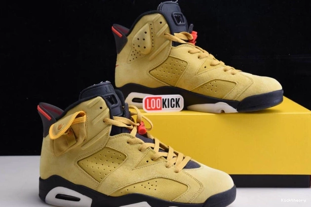 Kick Theory 6 TRAVIS YELLOW X SCOTT JORDAN CN1084-300 AIR 0730